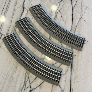 Lionel FasTrack: O Gauge/ O36 curved (set of three)